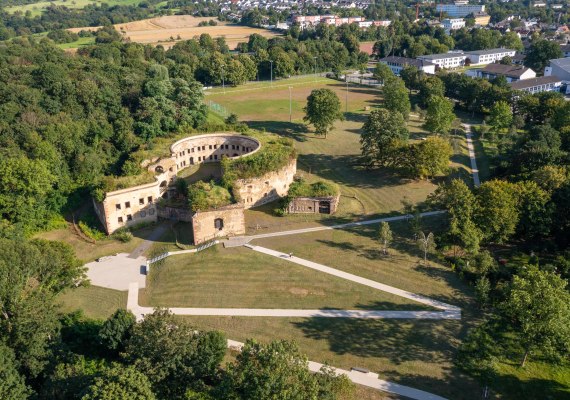 Luftbild Fort Asterstein | &copy; Koblenz-Touristik GmbH / Dominik Ketz
