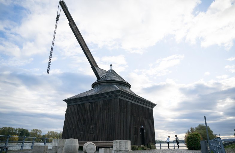 Weinverladekran Oestrich-Winkel | © Saskia Marloh Weinverladekran Oestrich-Winkel | © Saskia Marloh