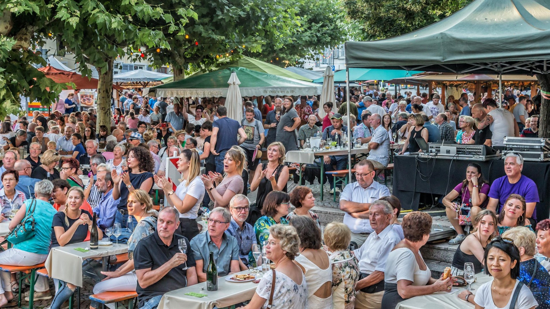 Impressionen Weinfest | &copy; R&uuml;desheim Tourist AG - Foto Marlis Steinmetz