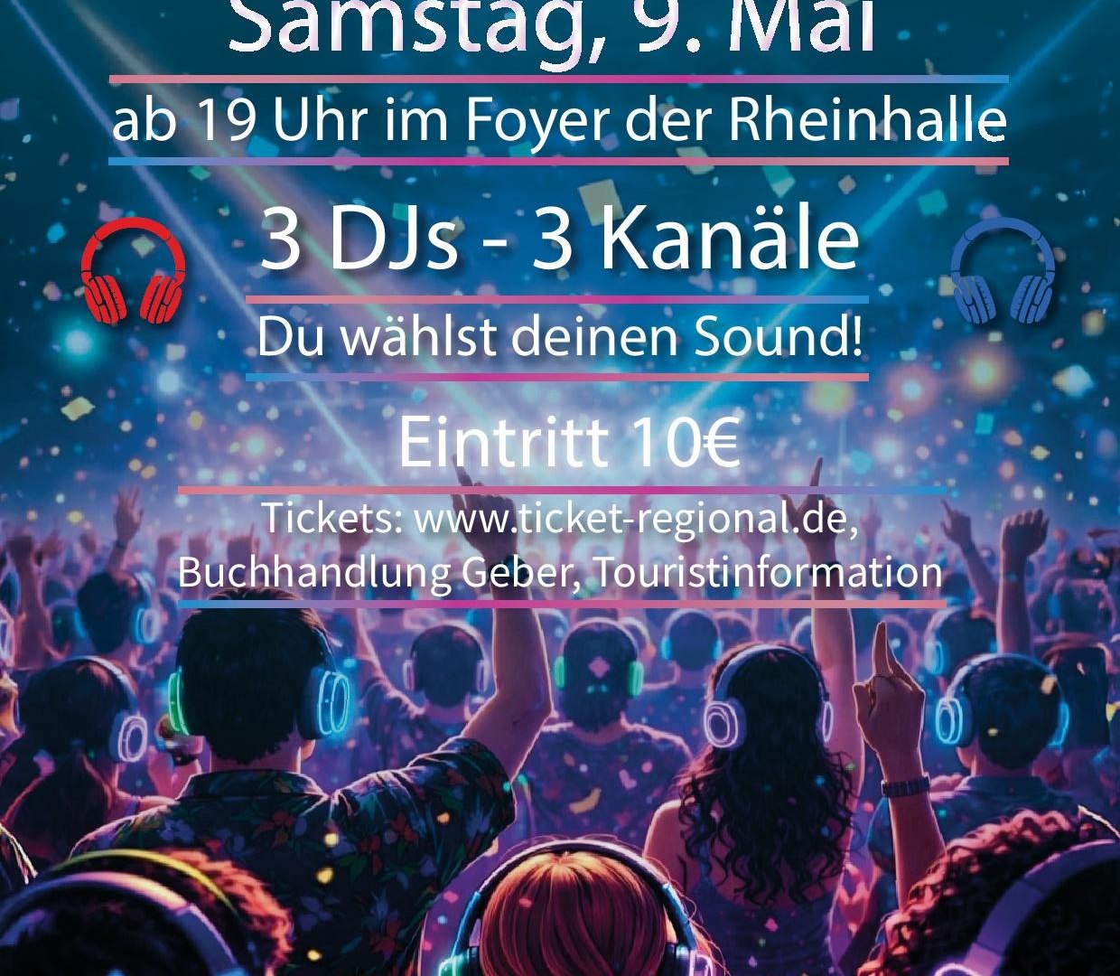 Plakat Silent Party | © Stadt Remagen Plakat Silent Party | © Stadt Remagen