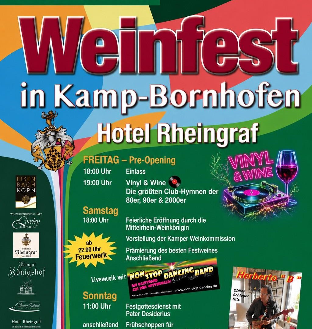 Weinfest_Plakat | © Hotel Rheingraf Weinfest_Plakat | © Hotel Rheingraf