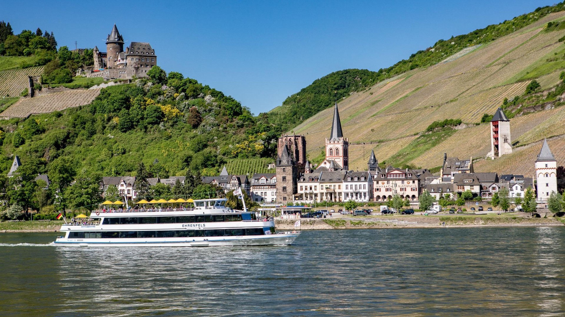 Ehrenfels vor Bacharach | © Bingen Rüdesheimer Ehrenfels vor Bacharach | © Bingen Rüdesheimer