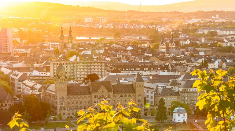 Ausblick auf Koblenz | © Johannes Bruchhof Ausblick auf Koblenz | © Johannes Bruchhof