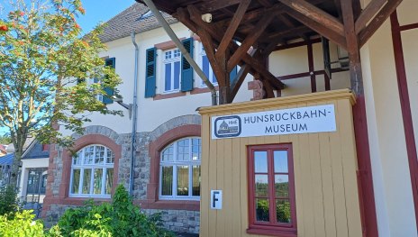 Hunsr&uuml;ckbahnmuseum sonnig | &copy; TI Hunsr&uuml;ck-Mittelrhein