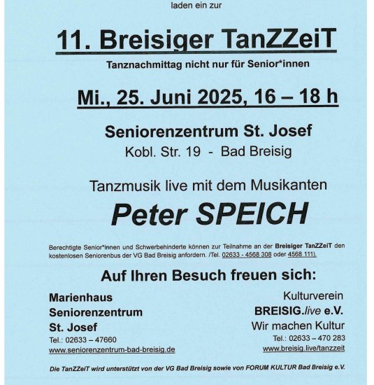 Plakat | © Breisig.live Rolf Henzgen