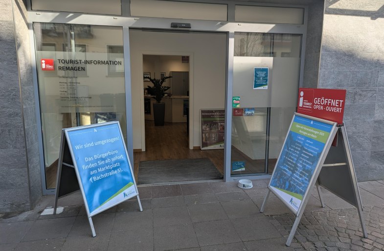 TI Remagen seit März 2025 (außen) | © Stadt Remagen | Carina Voigt
