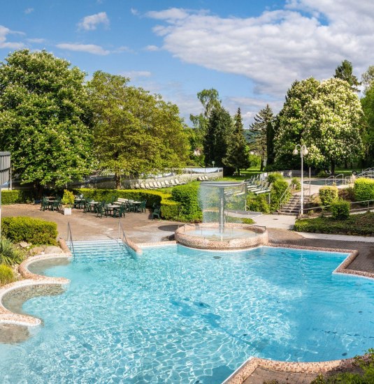 Thermalbad aussen | © Dominik Ketz Thermalbad aussen | © Dominik Ketz