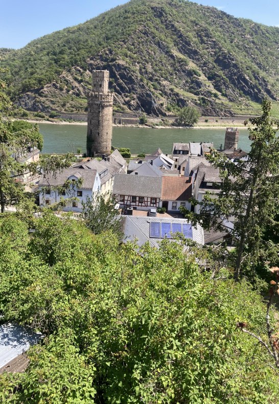Blick auf den Ochsenturm von der Stadtmauer | &copy; B. Linkenbach, Oberwesel