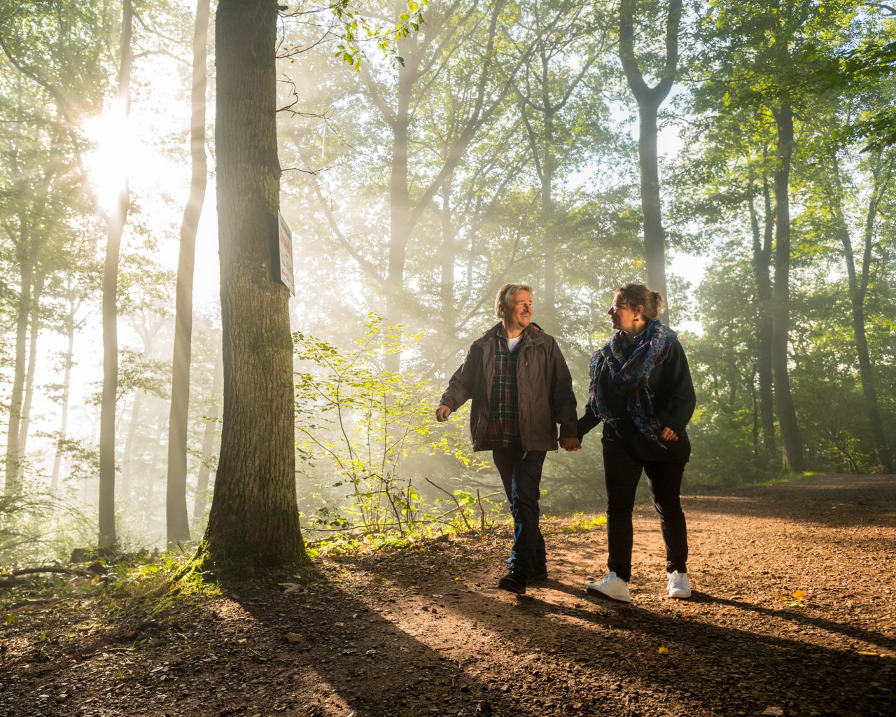 Wanderer im Wald | © Dominik Ketz Wanderer im Wald | © Dominik Ketz
