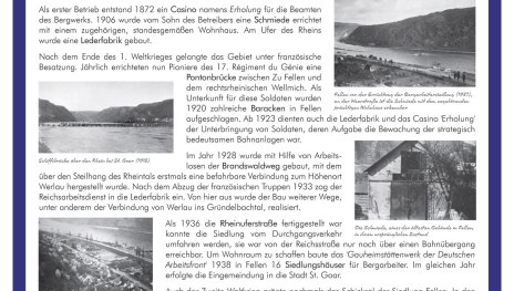 Infotafel "zu Fellen" | © J. Gödert Infotafel "zu Fellen" | © J. Gödert