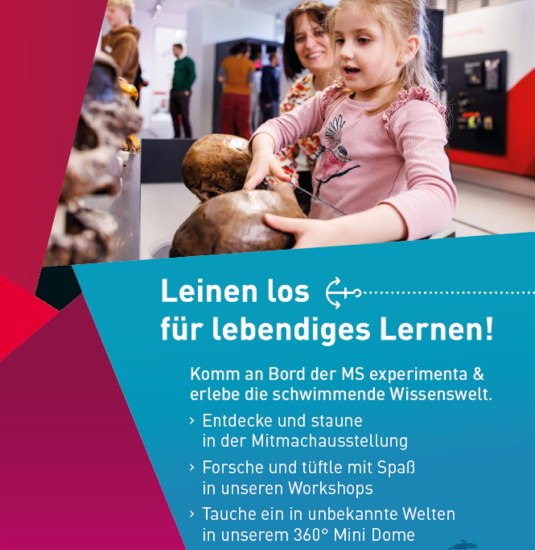 Plakat MS experimenta | © experimenta GmbH Plakat MS experimenta | © experimenta GmbH