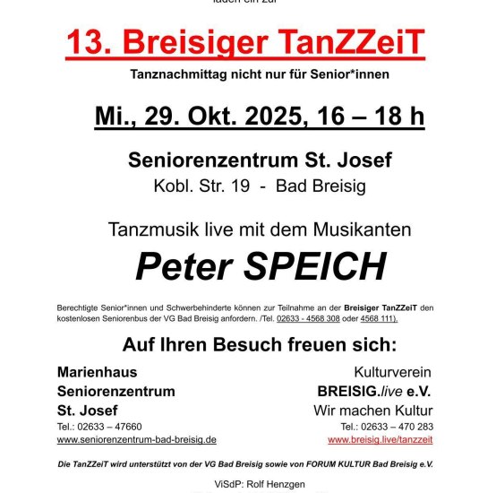 Plakat | © Breisig.live Rolf Henzgen Plakat | © Breisig.live Rolf Henzgen