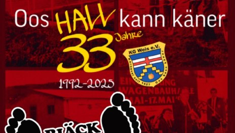 Plakat Oos Hall kann käner | © KG Weis e.V.