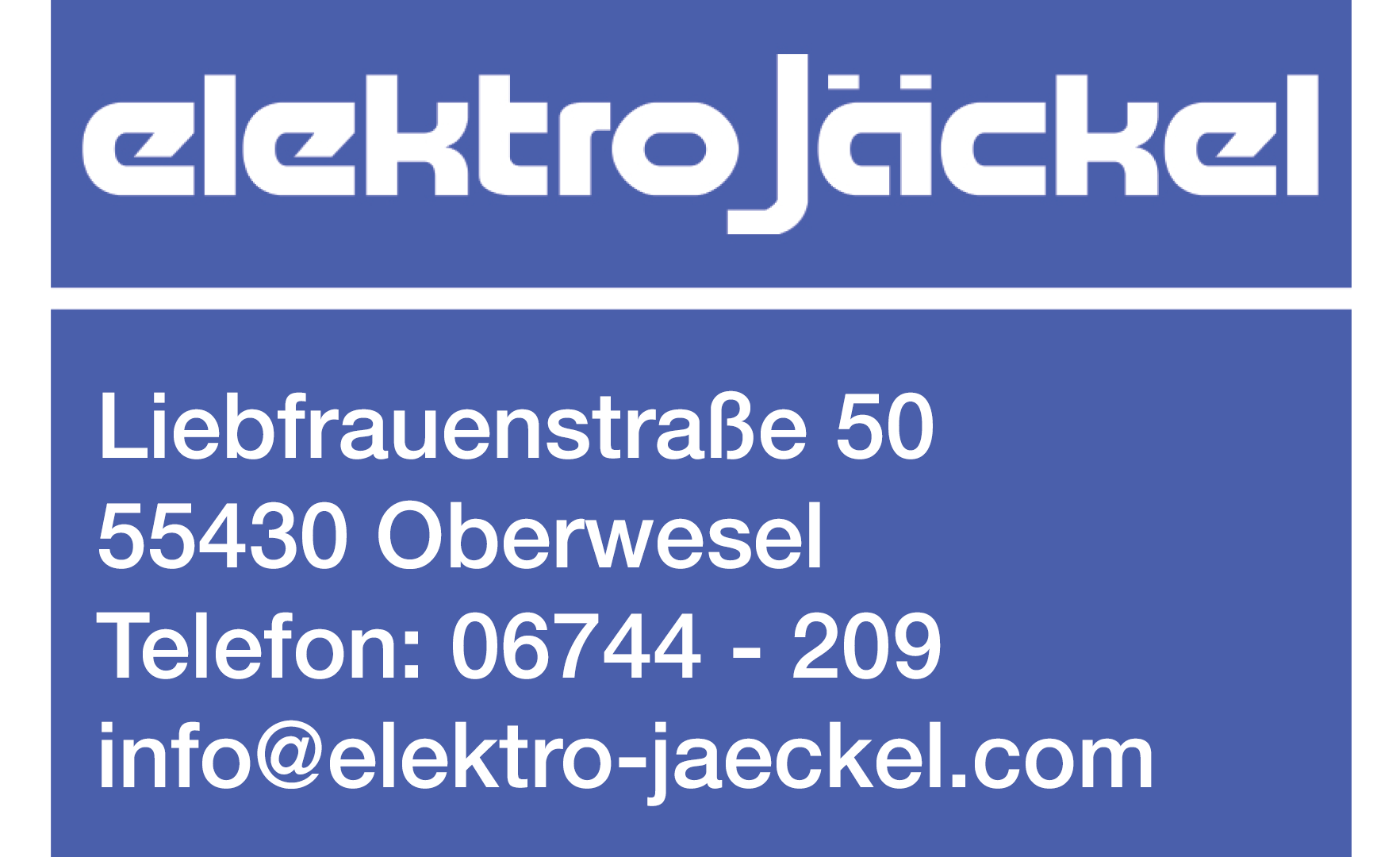 Logo Elektro Jäckel | © Elektro Jäckel Logo Elektro Jäckel | © Elektro Jäckel
