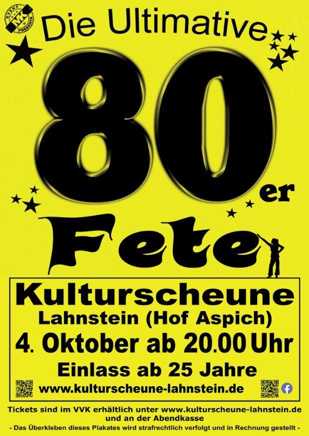 Kulturscheune 80 er Fete | © Michael Groß