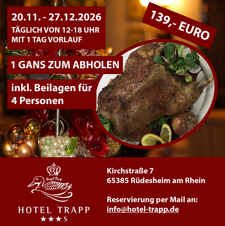 2025_Gans_zum_Abholen_Web | &copy; Hotel Trapp