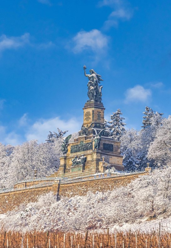 Niederwalddenkmal im Winter | © Marlis Steinmetz Niederwalddenkmal im Winter | © Marlis Steinmetz