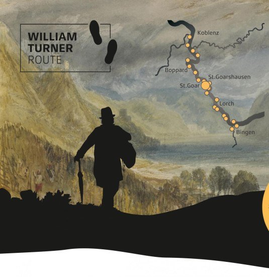 William Turner Route | © Zweckverband Welterbe Oberes Mittelrheintal William Turner Route | © Zweckverband Welterbe Oberes Mittelrheintal