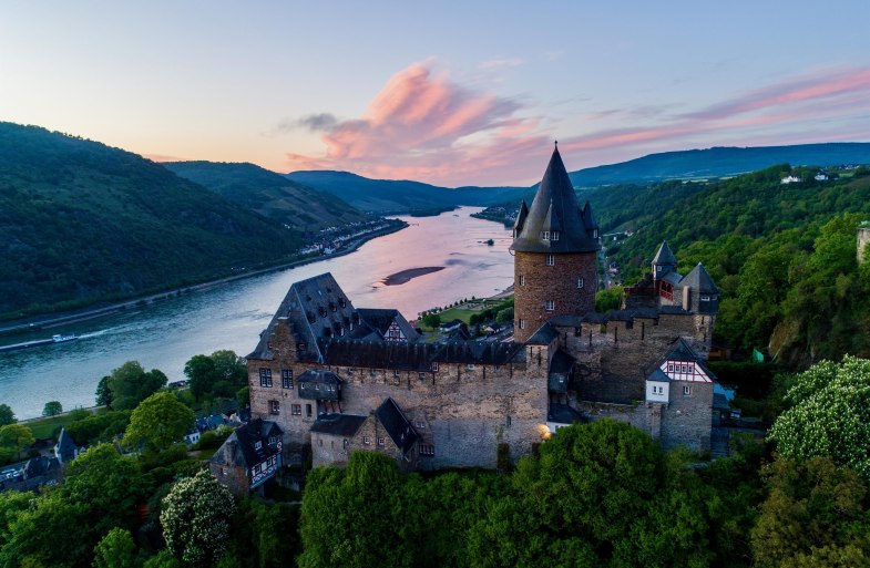 Burg Stahleck am Abend | &copy; Mahlow Media