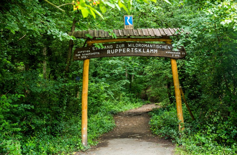 Eingang zur Ruppertsklamm Eingang zur Ruppertsklamm