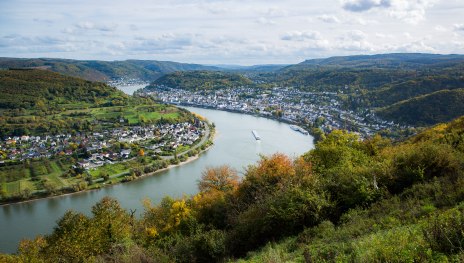 Blick auf Filsen und Boppard | © Henry Tornow Blick auf Filsen und Boppard | © Henry Tornow