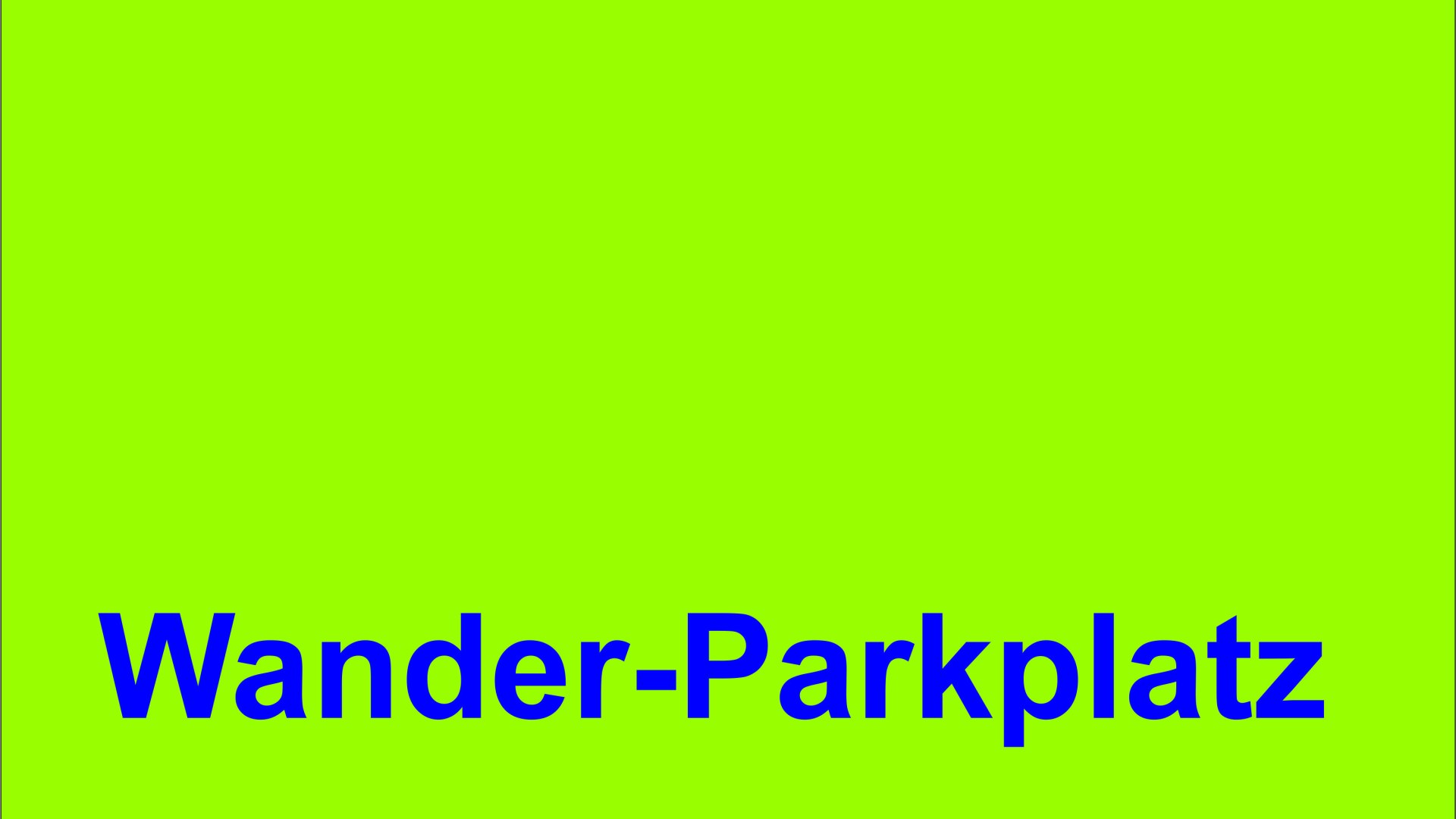 Wanderparkplatz | © T. Biersch Wanderparkplatz | © T. Biersch