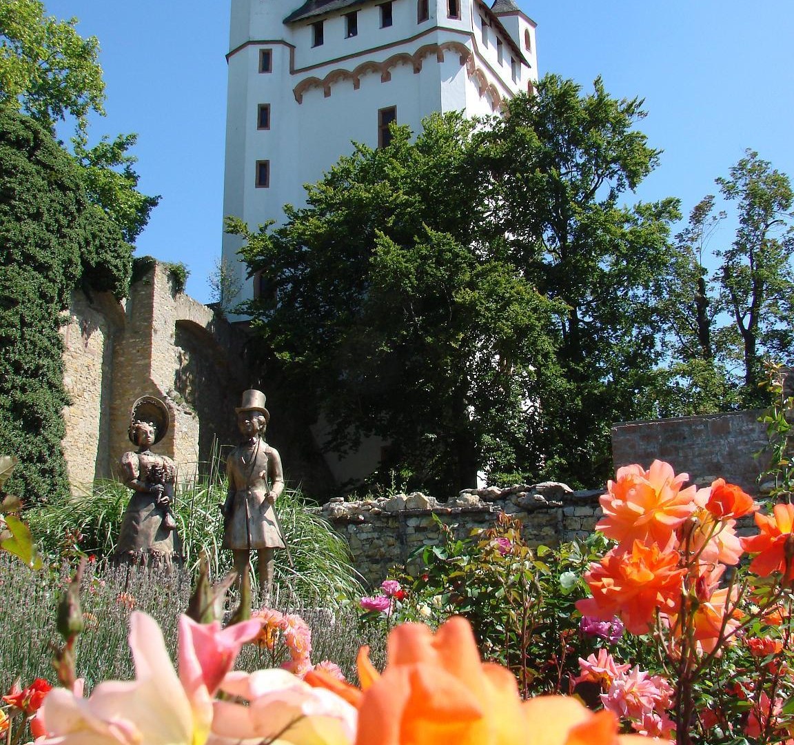 Rosengarten Kurf&uuml;rstliche Burg | &copy; Stadt Eltville am Rhein