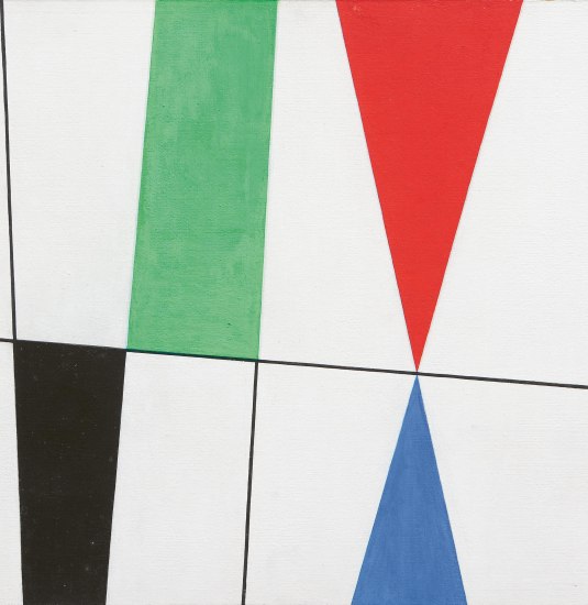 Plans et triangles pointe sur pointe | © Sophie Taeuber-Arp