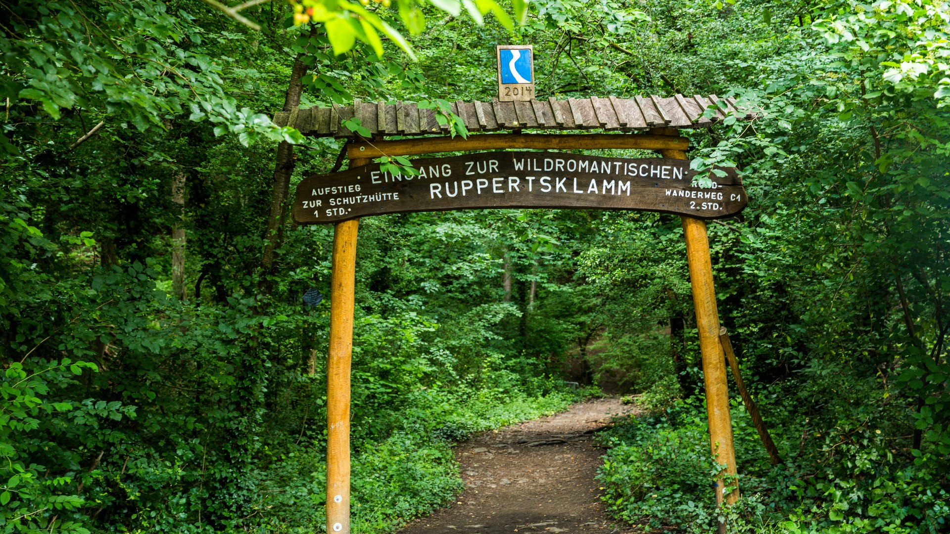 Eingang zur Ruppertsklamm Eingang zur Ruppertsklamm