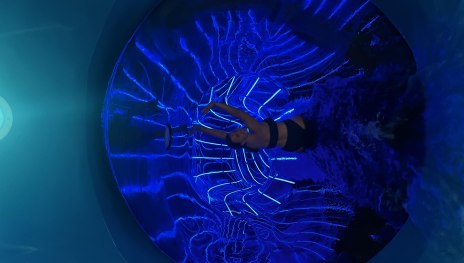 Riesenrutsche mit Licht- und Toneffekt | &copy; Regionalbad Bingen-Ingelheim GmbH