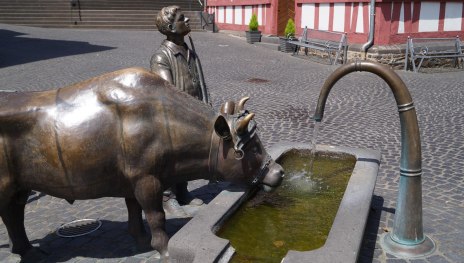 Ochsenbrunnen Marktplatz | &copy; Touirst-Information Erlebnis Rheinbogen