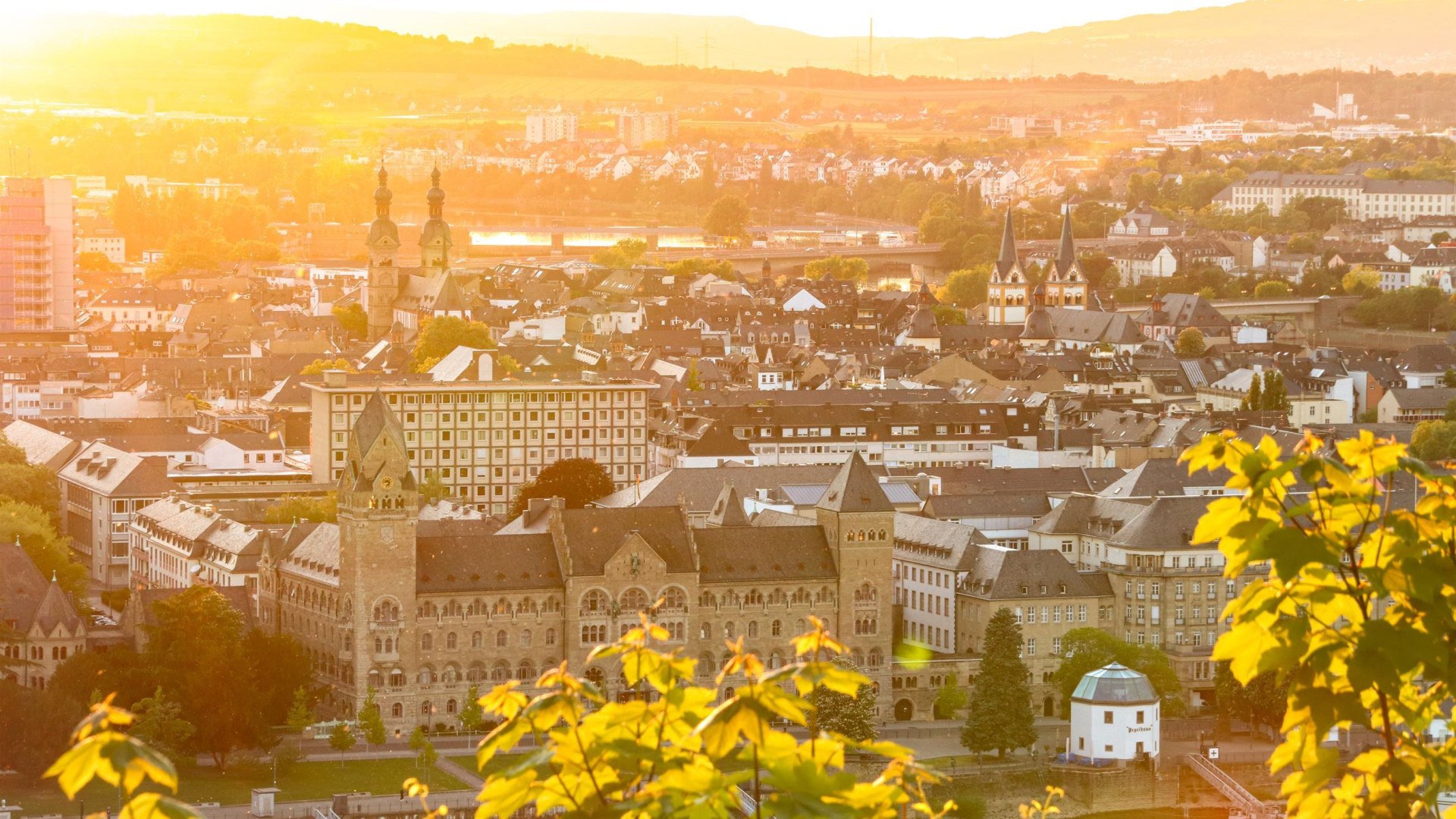 Ausblick auf Koblenz | © Johannes Bruchhof Ausblick auf Koblenz | © Johannes Bruchhof