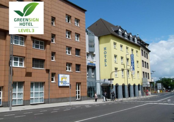 Front+LogoGreen | © City-Hotel Kurfürst Balduin GmbH