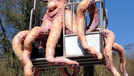 Krake des Wasserparks Neuwied | © Pressebüro der Stadt Neuwied Krake des Wasserparks Neuwied | © Pressebüro der Stadt Neuwied