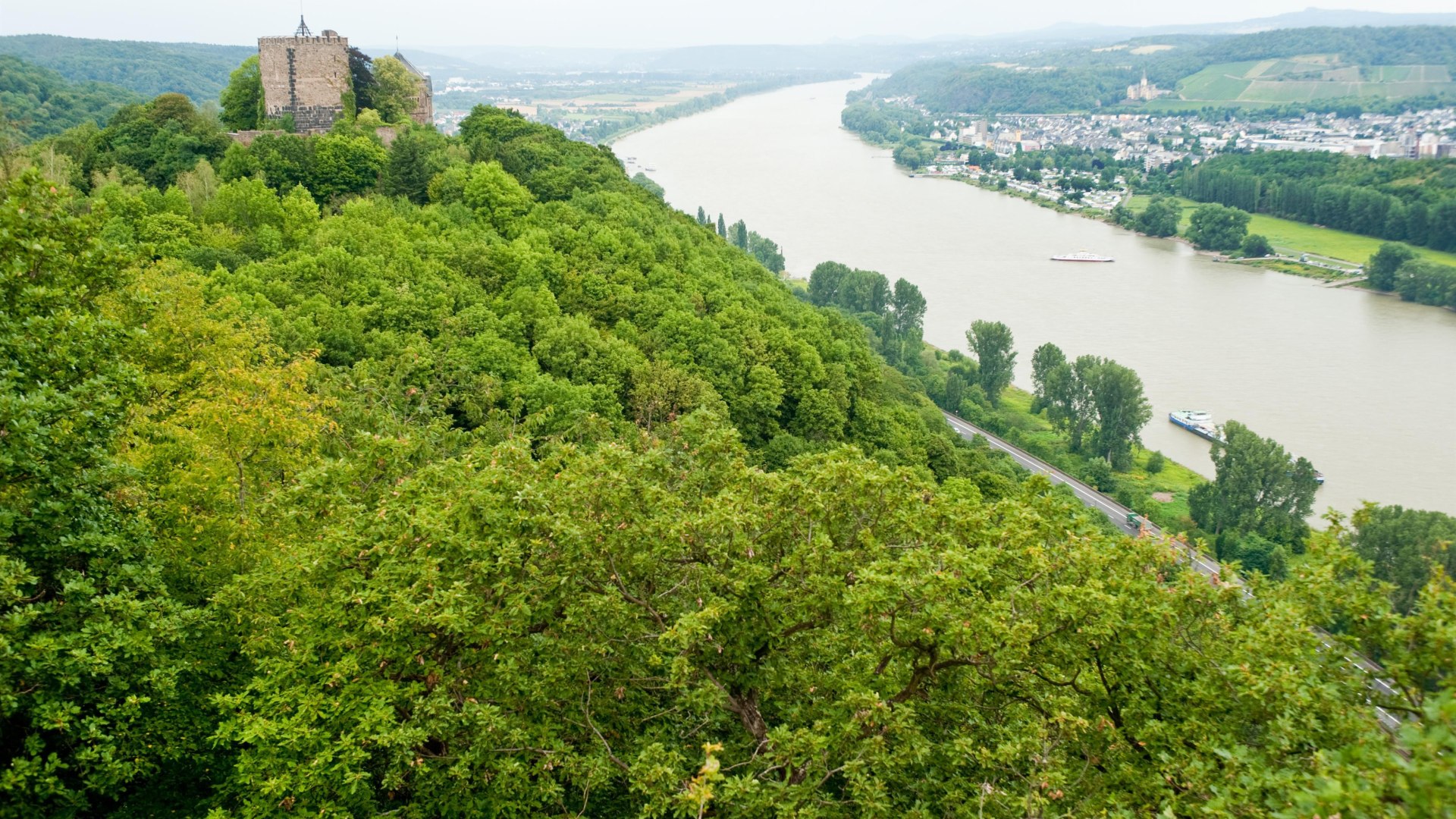 Blick auf Burg Rheineck | © Dominik Ketz/Romantischer Rhein Blick auf Burg Rheineck | © Dominik Ketz/Romantischer Rhein