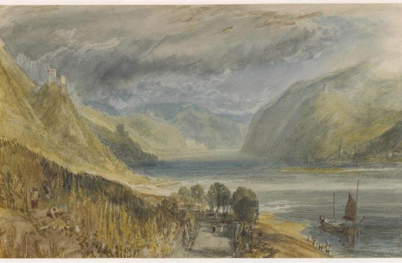 Blick in Richtung Burg Sooneck und Bacharach | &copy; The Trustees of the British Museum
