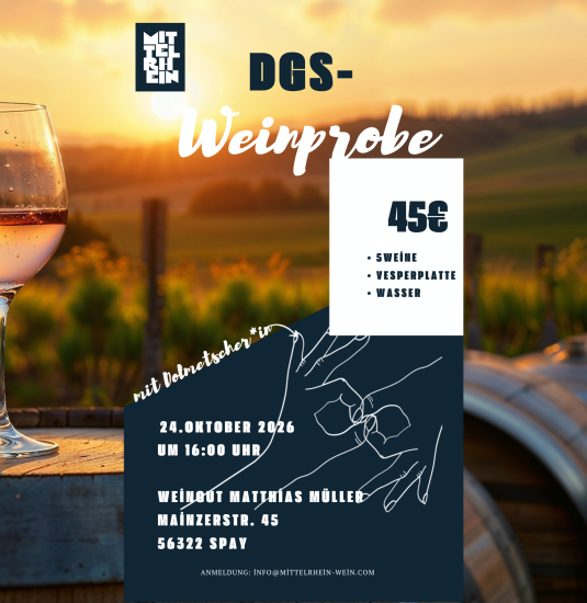DGS-Weinprobe 2026 | &copy; Mittelrhein-Wein e. V.