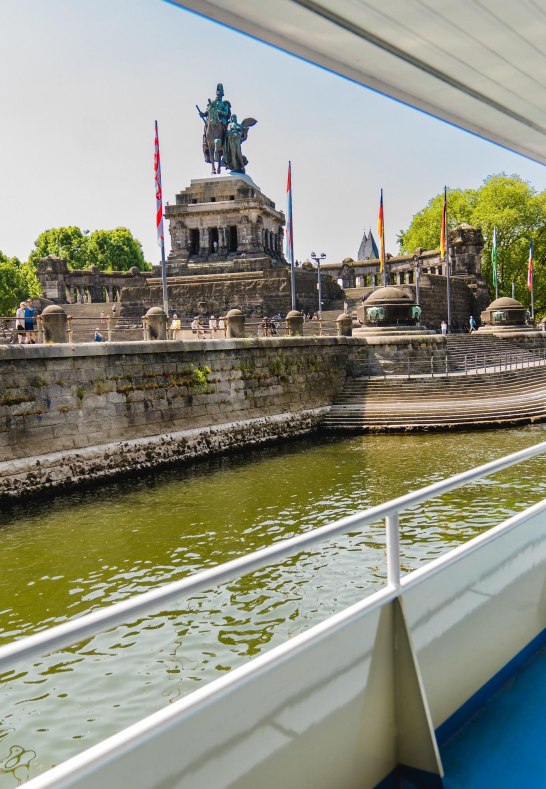 Blick zum Deutschen Eck | © Personenschifffahrt Gilles GmbH Blick zum Deutschen Eck | © Personenschifffahrt Gilles GmbH