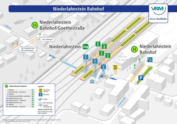 Haltestellenplan VRM | © VRM Haltestellenplan VRM | © VRM