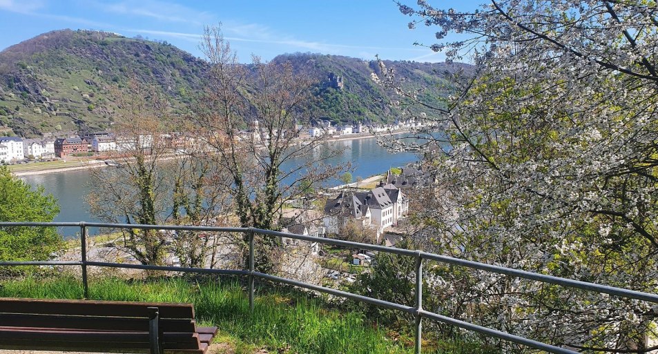 Blick auf St. Goarshausen | © T. Biersch Blick auf St. Goarshausen | © T. Biersch