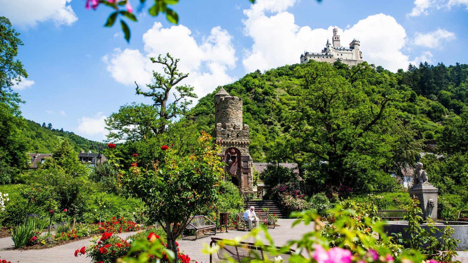 Blick auf Marksburg | © Henry Tornow/Romantischer Rhein Tourismus GmbH Blick auf Marksburg | © Henry Tornow/Romantischer Rhein Tourismus GmbH