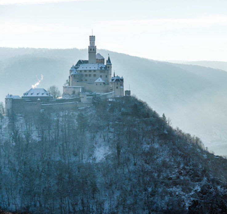 Marksburg im Winter | &copy; Dominik Ketz/Rheinland-Pfalz-Tourismus GmbH