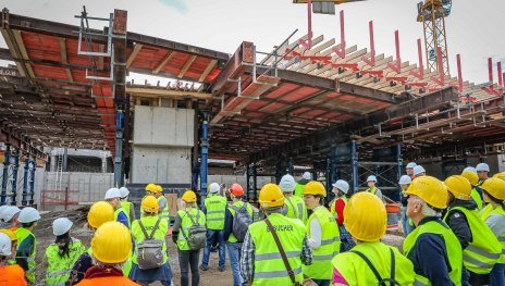 Baustellenführung Pfaffendorfer Brücke | © Stadt Koblenz, Tiefbauamt