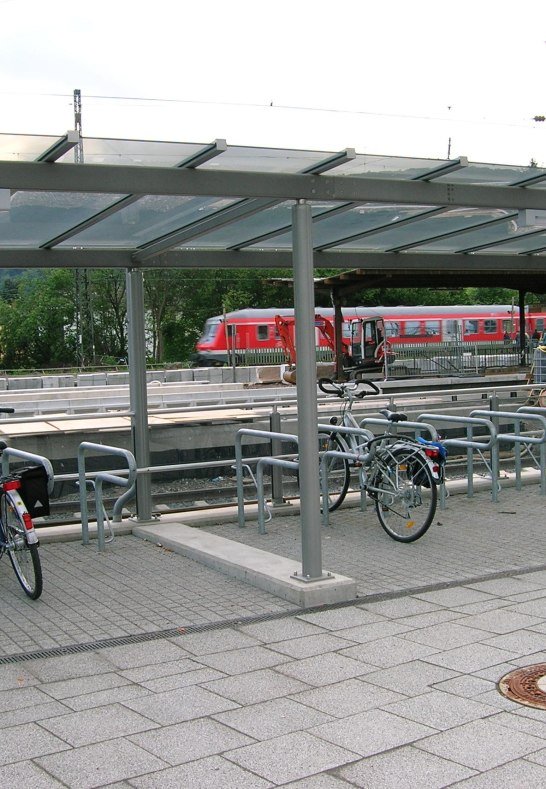 Bahnhof Niederlahnstein Radständer | © Stadt Lahnstein Bahnhof Niederlahnstein Radständer | © Stadt Lahnstein