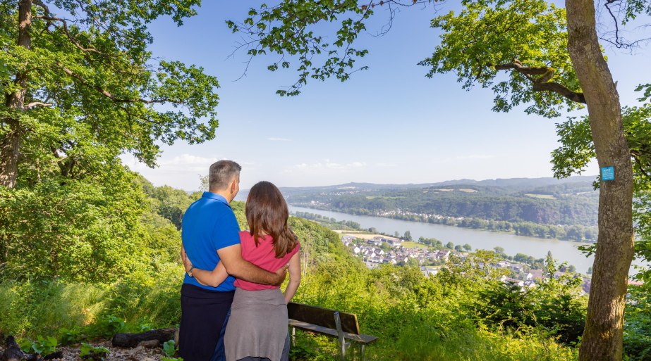 Wandern mit Ausblick auf den Rhein | © Tourist-Information Bad Breisig