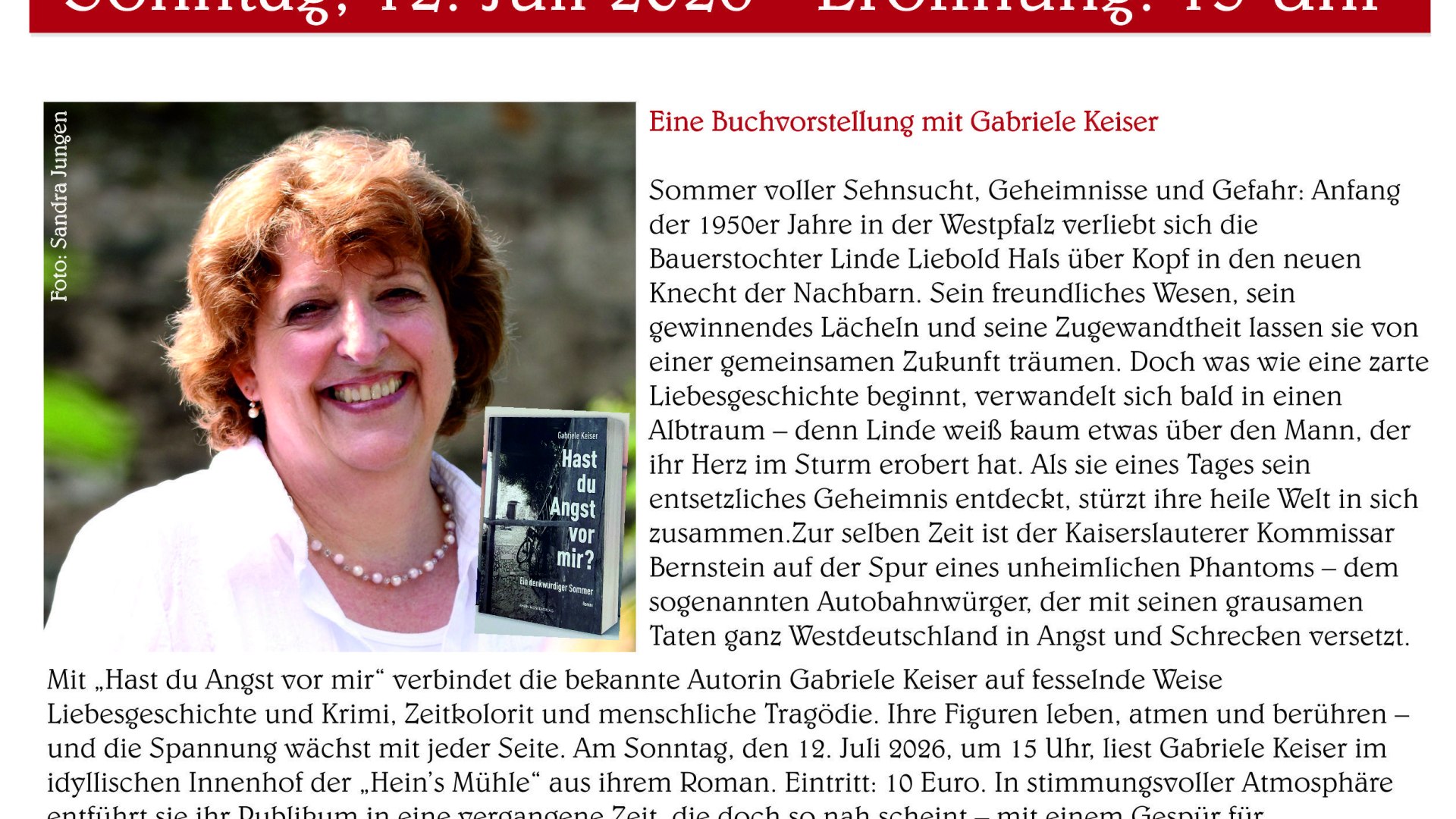 Gabriele Keiser | © Hein´s Mühle Gabriele Keiser | © Hein´s Mühle