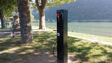 Fahrrad-Reparaturstation | &copy; Tourist-Info Erlebnis Rheinbogen