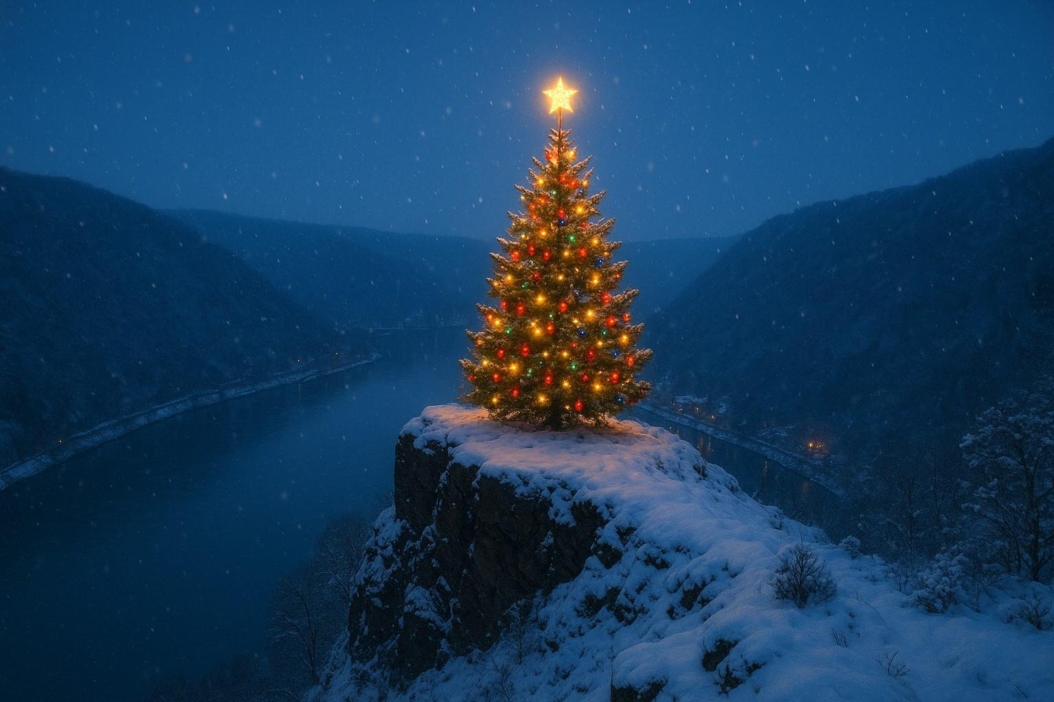 Symbolbild Weihnachten Loreley Region | © erstellt mir KI Symbolbild Weihnachten Loreley Region | © erstellt mir KI
