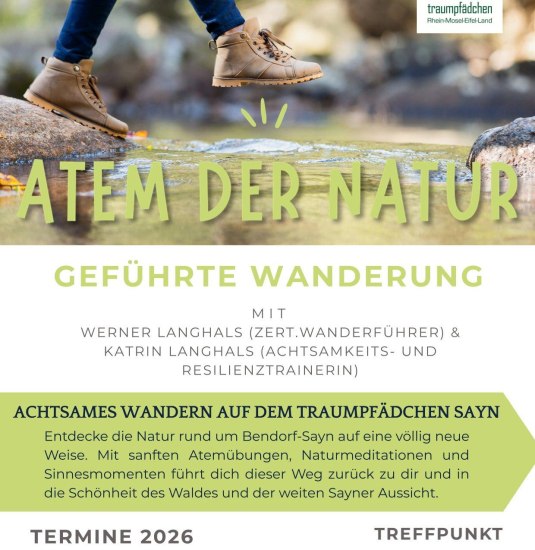 Flyer Achtsames Wandern | &copy; Katrin und Werner Langhals
