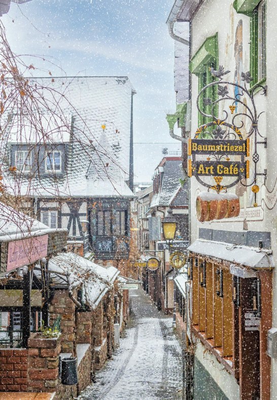 Drosselgasse bei Schnee | &copy; Marlie Steinmetz
